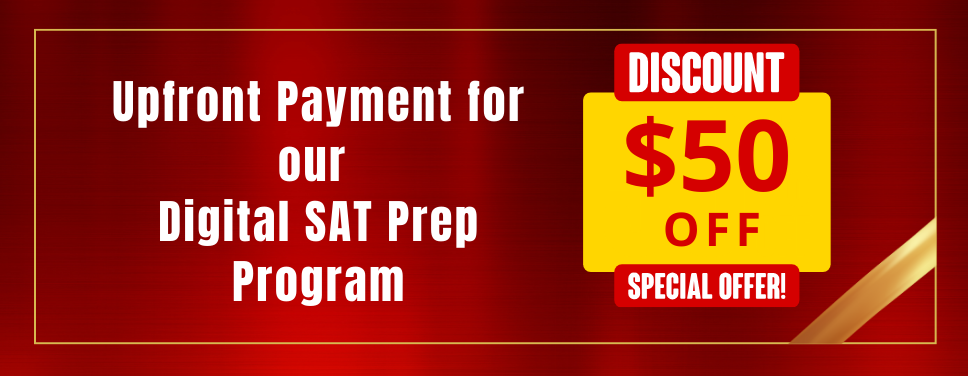Join our Digital SAT Prep program as a group of three or more
